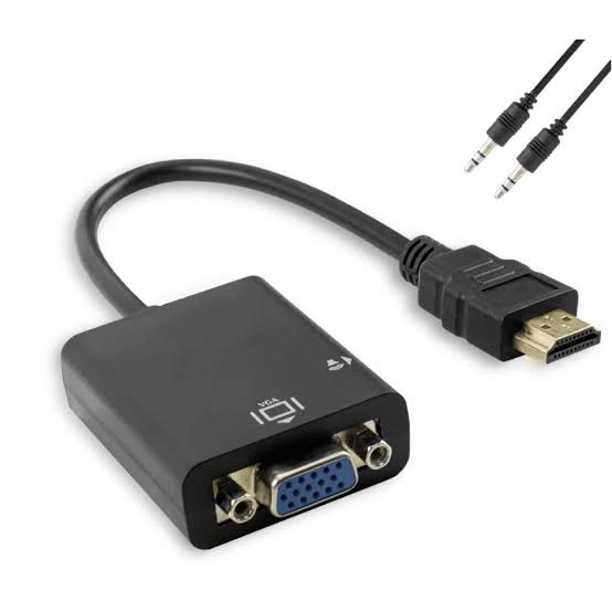 Adaptador VGA P/HDMI com cabo